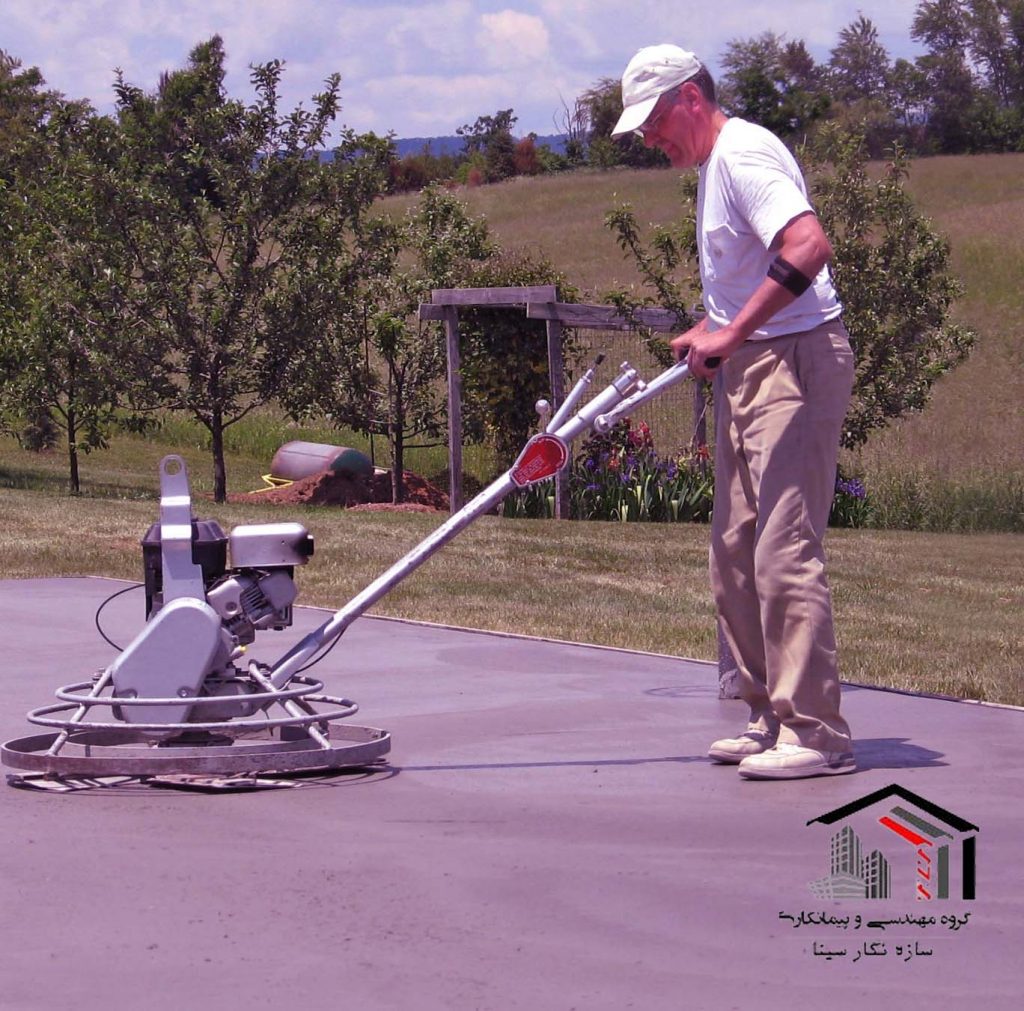 قیمت بتن ریزی کف با ماله پروانه ای