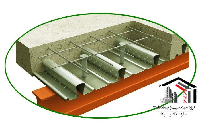 دهانه سقف عرشه فولادی